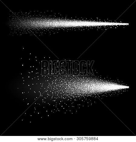 Creative Illustration Of Water Spray Mist Isolated On Background. Art Design 3d Cloud Of Atomizer. T