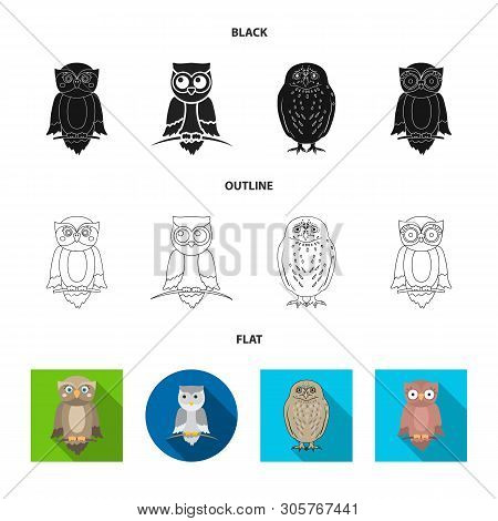 Vector Illustration Of Animal And Tattoo Icon. Set Of Animal And Wild Vector Icon For Stock.