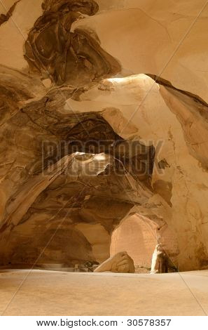 Bell grotte interiore a Bet Guvrin, Israele.