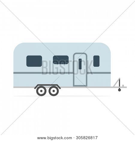 Travel Rv Trailer Icon Image & Photo (Free Trial) | Bigstock