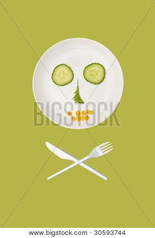 smiley vegetale