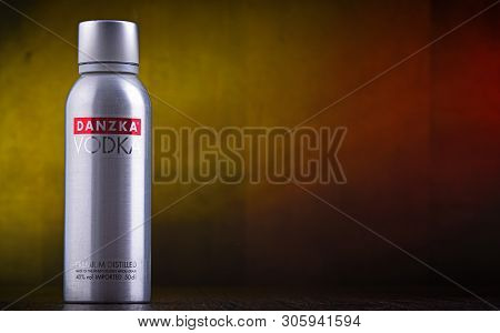 Bottle Of Danzka, A Brand Of Danish Vodka Owned By Belvedere Sa