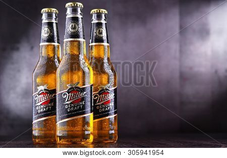 Bottles Of Miller Genuine Draft Beer