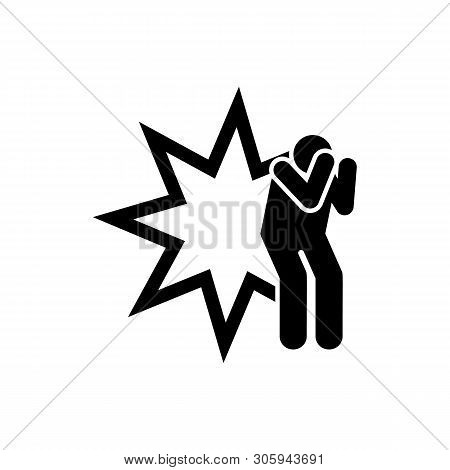 Soldier, Injured, Bomb, Military, Wounded Pictogram Icon