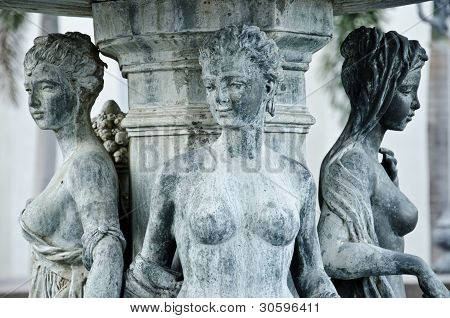 Three women greek sculpture