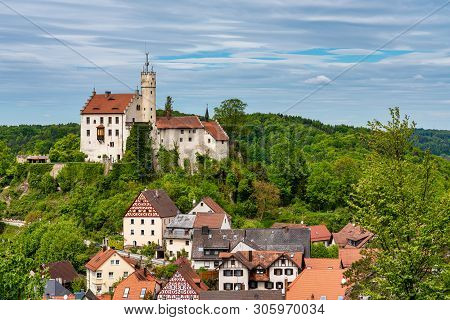 Medieval Castle Of Goessweinstein In Bavaria In Germany