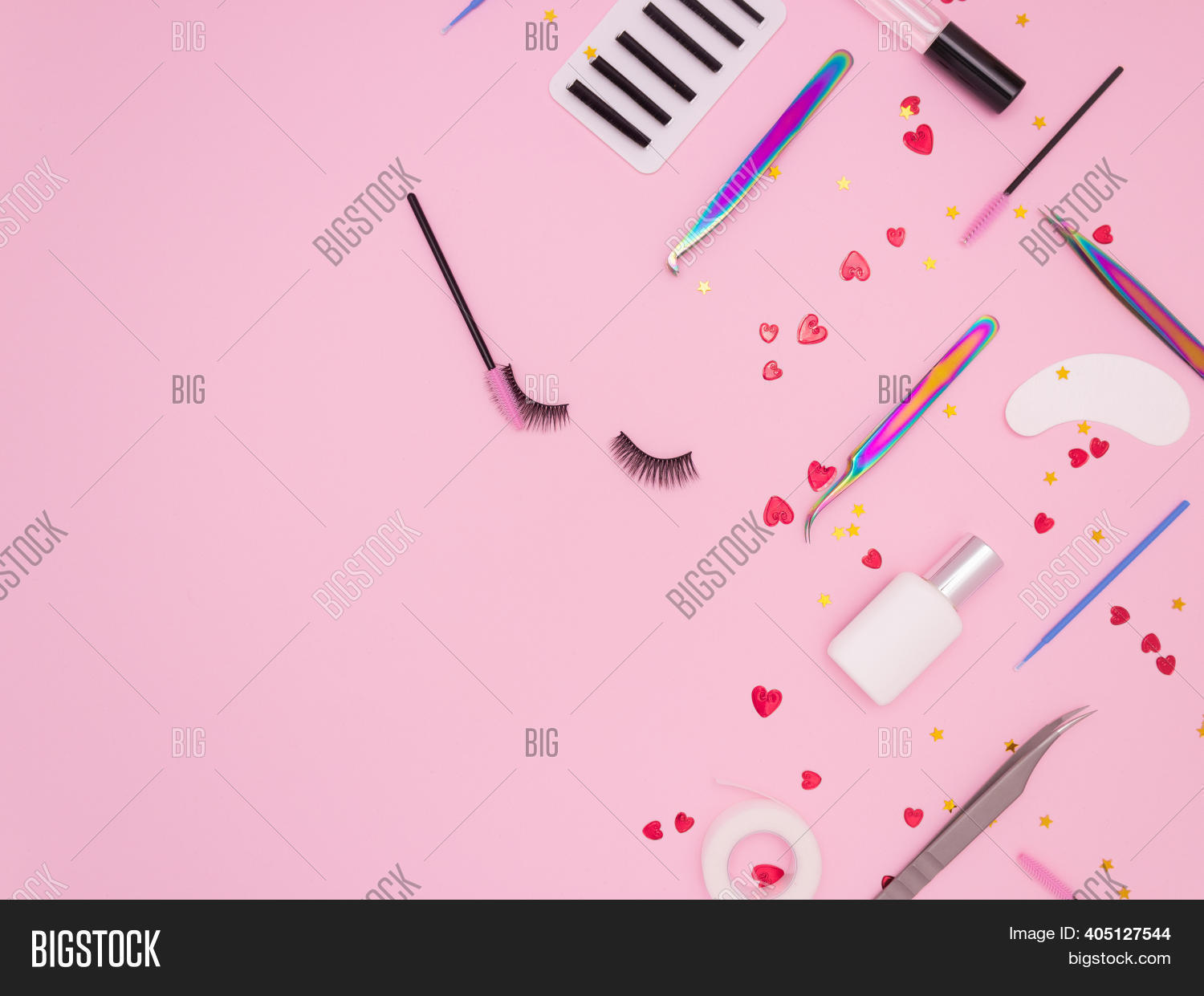 Eyelashes never looked better with Background eyelash pink For your