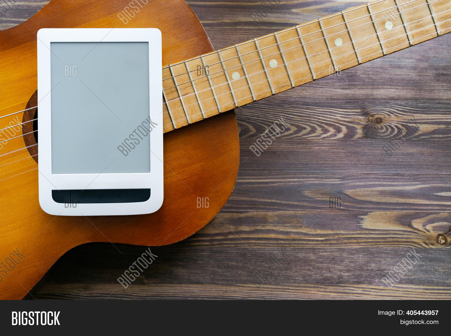 Part Guitar, Tablet On Image & Photo (Free Trial) Bigstock