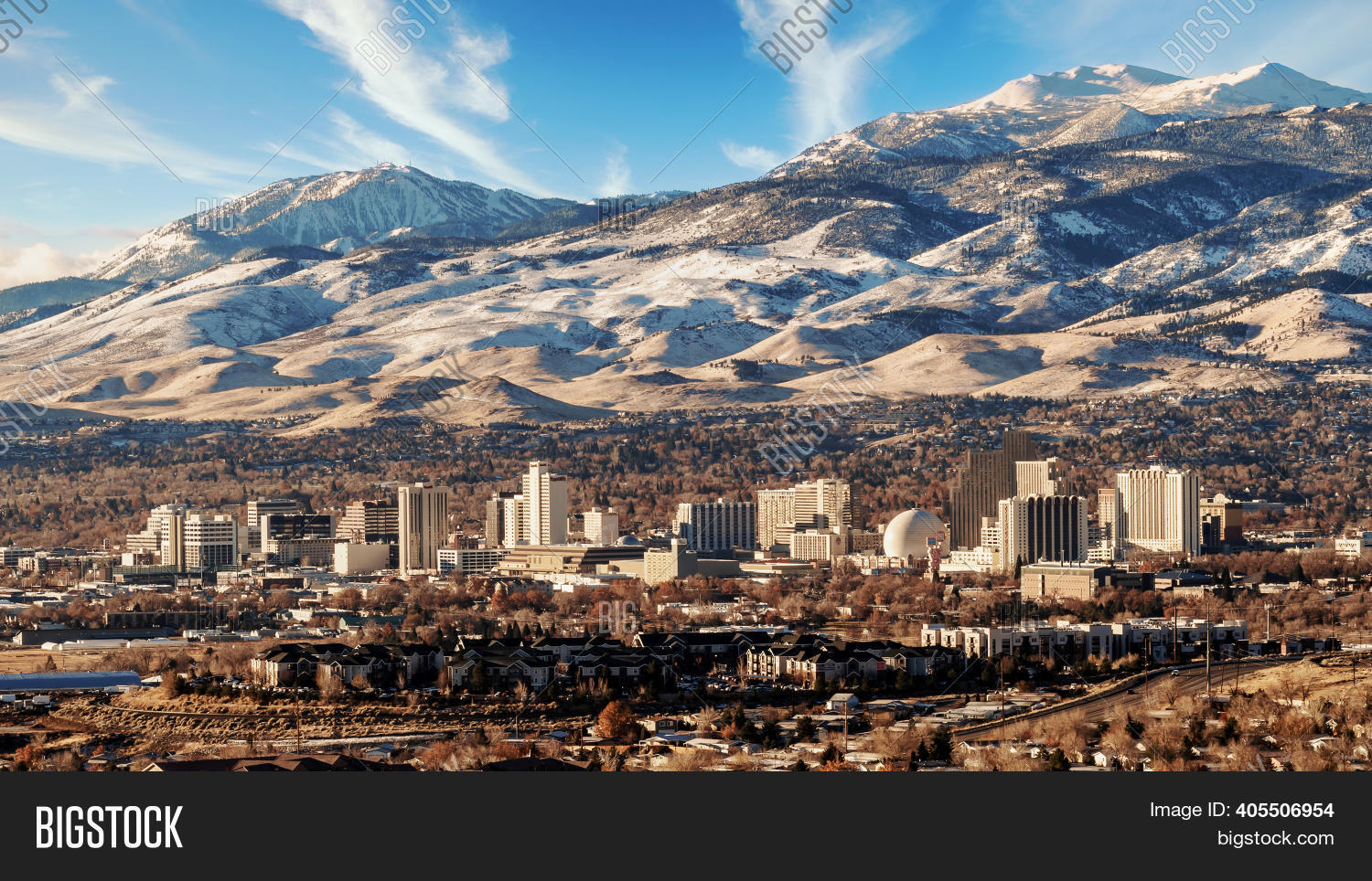 Reno Nevada Usa 12 02 Image Photo Free Trial Bigstock