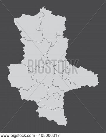 Saxony-anhalt Districts Map