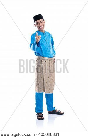 Man Muslim Pointing His Finger To Camera