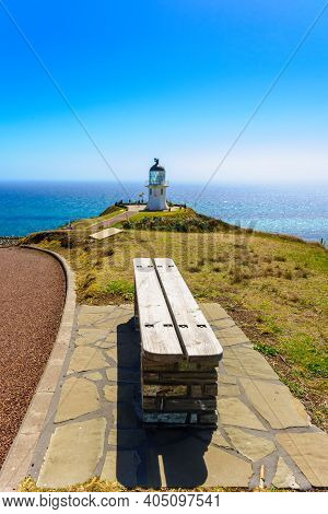 View Of The Cape Reinga Lighthouse, Northland, North Island, New Zealand