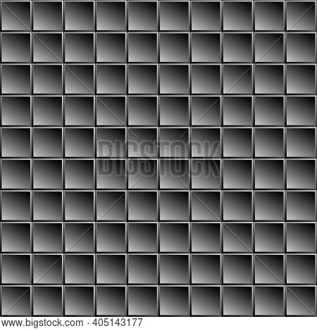 Abstract Vector Background With Black Squares Image