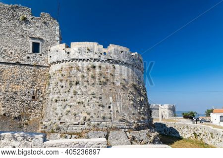 Castle in Monte Santangelo, Puglia, Italy