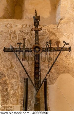 Sanctuary of San Michele Arcangelo, UNESCO site, Monte Santangelo, Puglia, Italy
