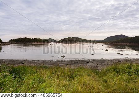Strolling In The Parc National Du Bic Between The Sea And Beautiful Landscapes During A Summer Day