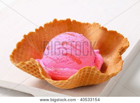 Pink Ice Cream Scoop Image &amp; Photo (Free Trial) | Bigstock