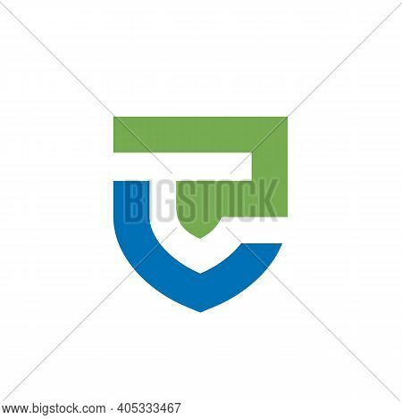 Letter Lp Or Pl Shield Logo Icon Design Template Elements - Vector