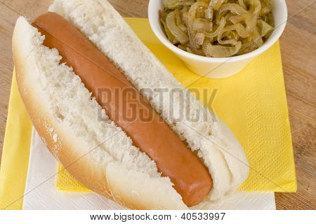 Jednoduchý prostý Hot Dog