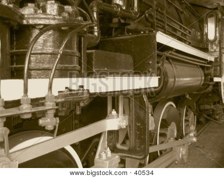 Vintage motor de vapor