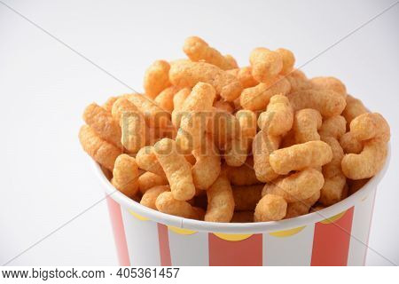 Israeli Famous Snack Bamba - Made Of Peanut Butter. Peanut Flips Or Peanut Puffs