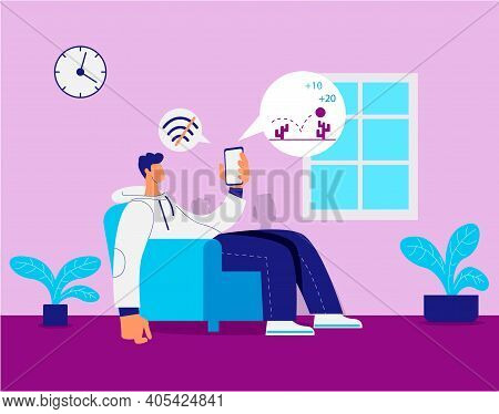 No Internet Connection, Slow Network Connection Illustration Vector