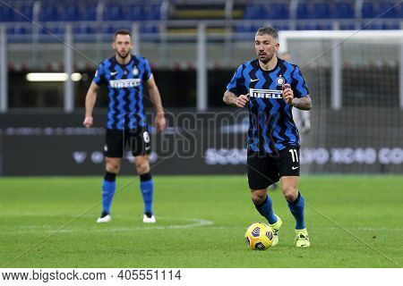 Milano, Italy. 26th January 2021 . Aleksandar Kolarov Of Fc Internazionale  During The Coppa Italia 