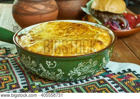 Bulgarian Drob Sarma -main Course Offering Popular In Bulgaria And Other Eastern European Countries,
