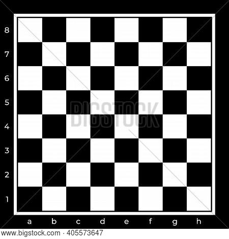 Black And White Chess Board Background Design