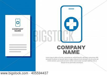 Blue Phone Repair Service Icon Isolated On White Background. Adjusting, Service, Setting, Maintenanc