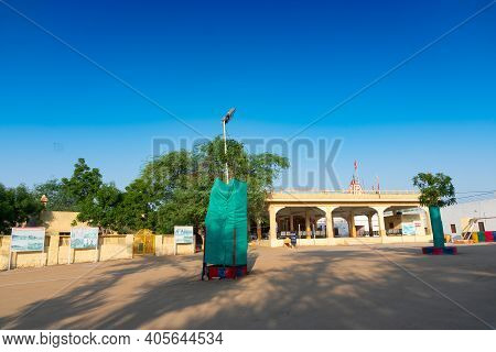 Jaisalmer, Rajasthan, India - 15th October 2019 : Memorials At Tanot Mata Mandir At India Pakistan B