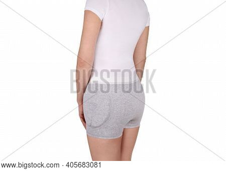 Hip Brace With Two Cushion Pads. Bandage Protector On The Hip Joint. Medical Compression Underwear F