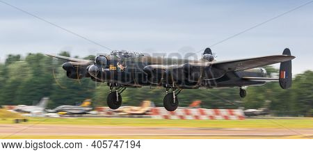 Vintage Raf Lancaster Bomber