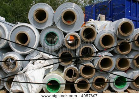 Rotoli di pellicola di plastica