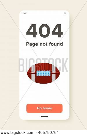 Icon Of Brown American Football Ball For Rugby. Sport, Team Game, Canadian. Usa Concept. Can Be Used