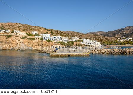 Sikinos, Greece - September 23, 2020: Sikinos, One Of The Most Secluded Greek Islands Of The Cyclade