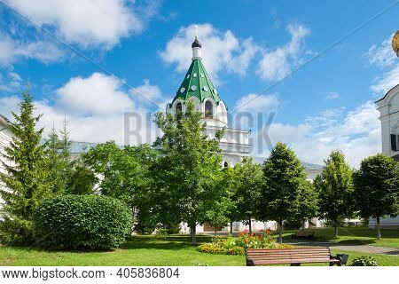 Gate Church Of Chrysanthus And Daria In Holy Trinity Ipatiev Monastery. Ipatiev Monastery In The Wes