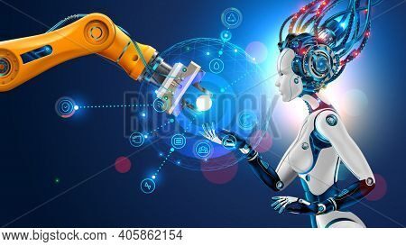 Abstract Technology Background. Modern Technology Background Design Concept. Modern Futuristic Techn