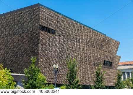 Washington Dc, Usa - March 29, 2020: National Museum Of African American History And Culture In Wash