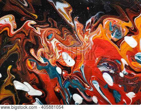 Fliud Art Abstract Trendy Colorful Background, Fashion Wall Paper. Alcohol Ink. Epoxy Resin.marbleiz