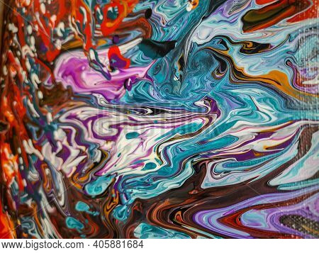 Fliud Art Abstract Trendy Colorful Background, Fashion Wall Paper. Alcohol Ink. Epoxy Resin.marbleiz