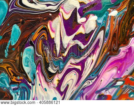 Fliud Art Abstract Trendy Colorful Background, Fashion Wall Paper. Alcohol Ink. Epoxy Resin.marbleiz