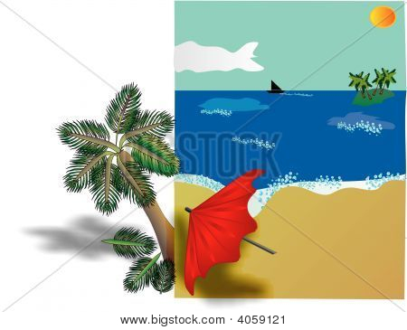 Billboard Tropical Beach