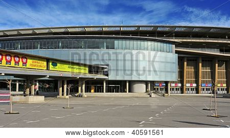 BARCELONA, Španělsko - 18. prosince: Nou Camp na prosince 18, 2012 v Barceloně, Španělsko. Tento fotbalový st