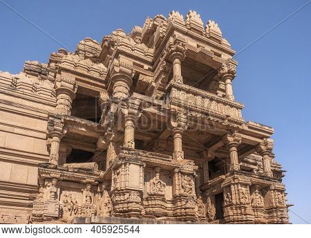 Sasbahu Temple 11th Century Twin Temple In Gwalior, Madhya Pradesh, India