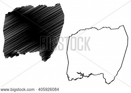 Alexander County, North Carolina State (u.s. County, United States Of America, Usa, U.s., Us) Map Ve