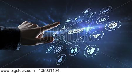 Internet, Business, Technology And Network Concept. Insight Inscription, Successful Business Concept