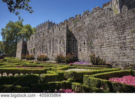 Castle Of Sotomayor, In The Province Of Pontevedra, Galicia, Spain. It Is Half Medieval Fortress, Ha