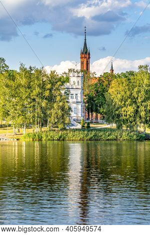 View Of The Druskininkai City From The Lake Druskonis