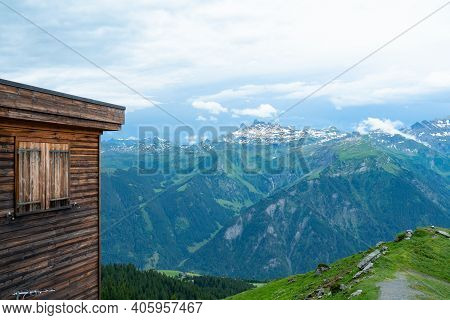 After Thunderstorm Atmosphare In The Glarus Mountains, Switzerland